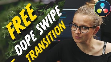 Awesome Swipe Transition for DaVinci Resolve 17 - FREE download