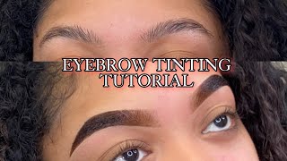 Eyebrow Tinting Tutorial