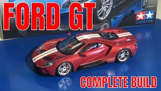 Building the New Tamiya 1/24 Ford GT Step by step, Plastic Model Car