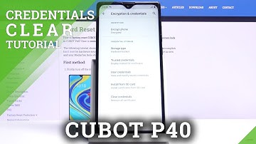 How to Clear Credentials in CUBOT P40 - Remove All Licenses
