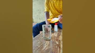 Fire on Water🔥 sanitizer tricks 😲 simple experiment💡 #shorts #viral #experiment