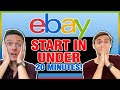 How To Start A Ebay Dropshipping Store In UNDER 20 MINUTES! (For BEGINNERS)