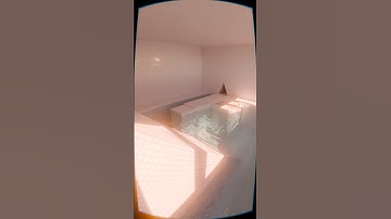 I Made An Liminal Poolroom In Blender! #liminalspace #dreamcore #backrooms