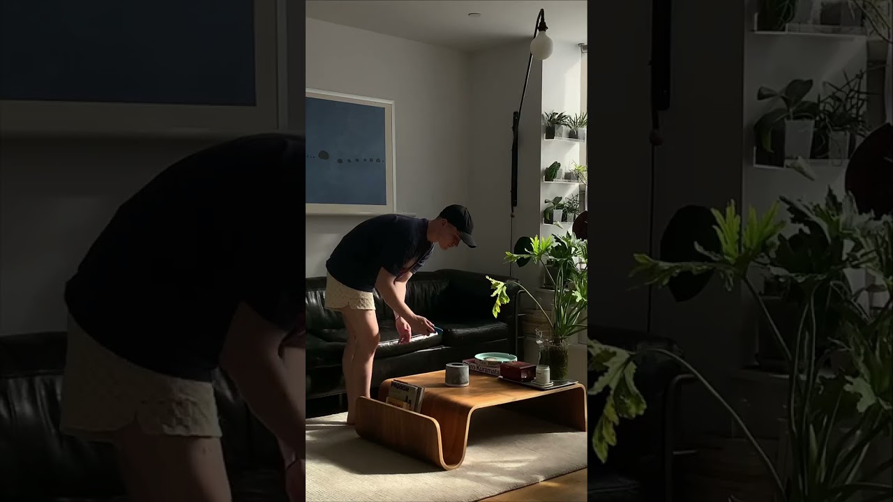 Portable Fireplace in our NYC Apartment