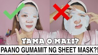 KOREAN SHEET MASK DO'S AND DONT'S - Para maging effective!