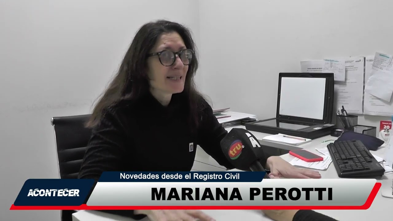 Marcos Juárez: Importantes novedades en el Registro Civil de la ciudad