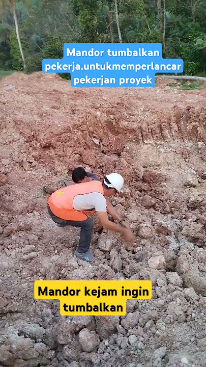 mandor tumbalkan pekerja proyek