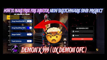 How to making Sketchware project free new SWB project 📂@DEMON_UX_999 #sketchware​ #injector​ #panel​
