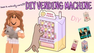 How To Make A Vending Machine In Bloxburg!!!   New Intro