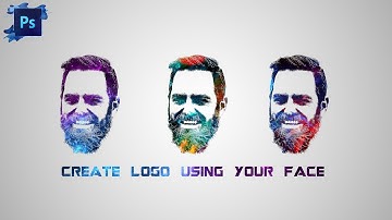 Create Logo with your face | Easy Photoshop Tutorial