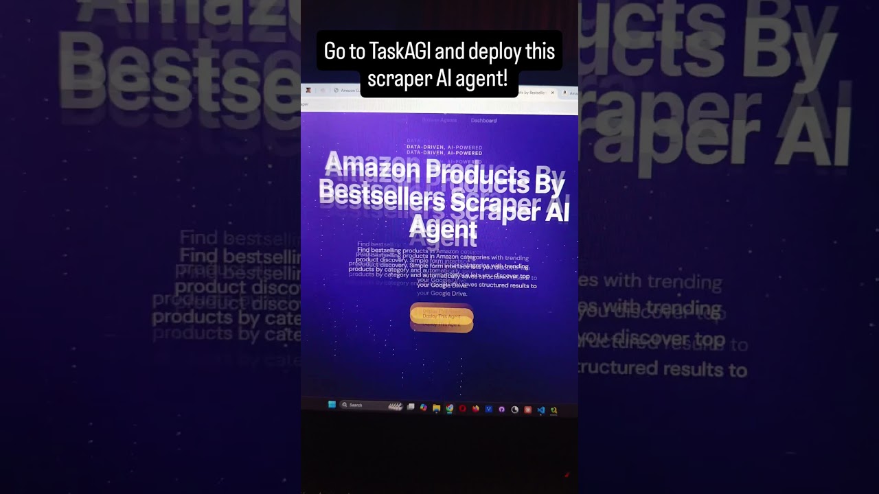 Scrape Amazon best selling products with this scraper AI agent! (Including API)