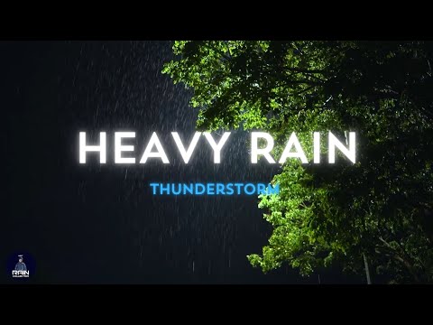 Heavy Rain & Thunderstorm Sounds to Soothe Anxiety and Stress - Ideal for Mindfulness