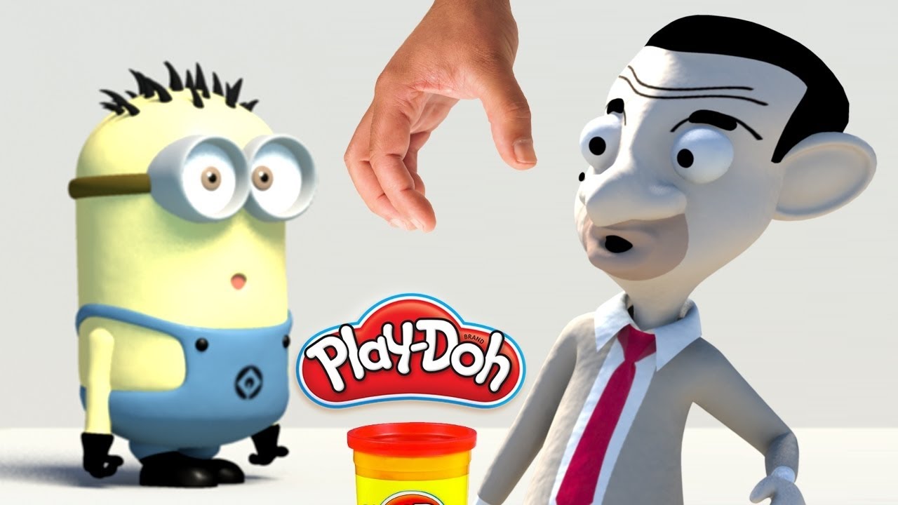 ミニオンズ アニメ 17 ミニオンズ と ミスタービーン Minions Mr Bean Animated Play Doh Animation Movies Youtube