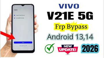 Vivo V21E 5G (v2061) Frp Bypass Android 14,15 New // Without Pc Only One Click Hou To Frp Vivo v21e