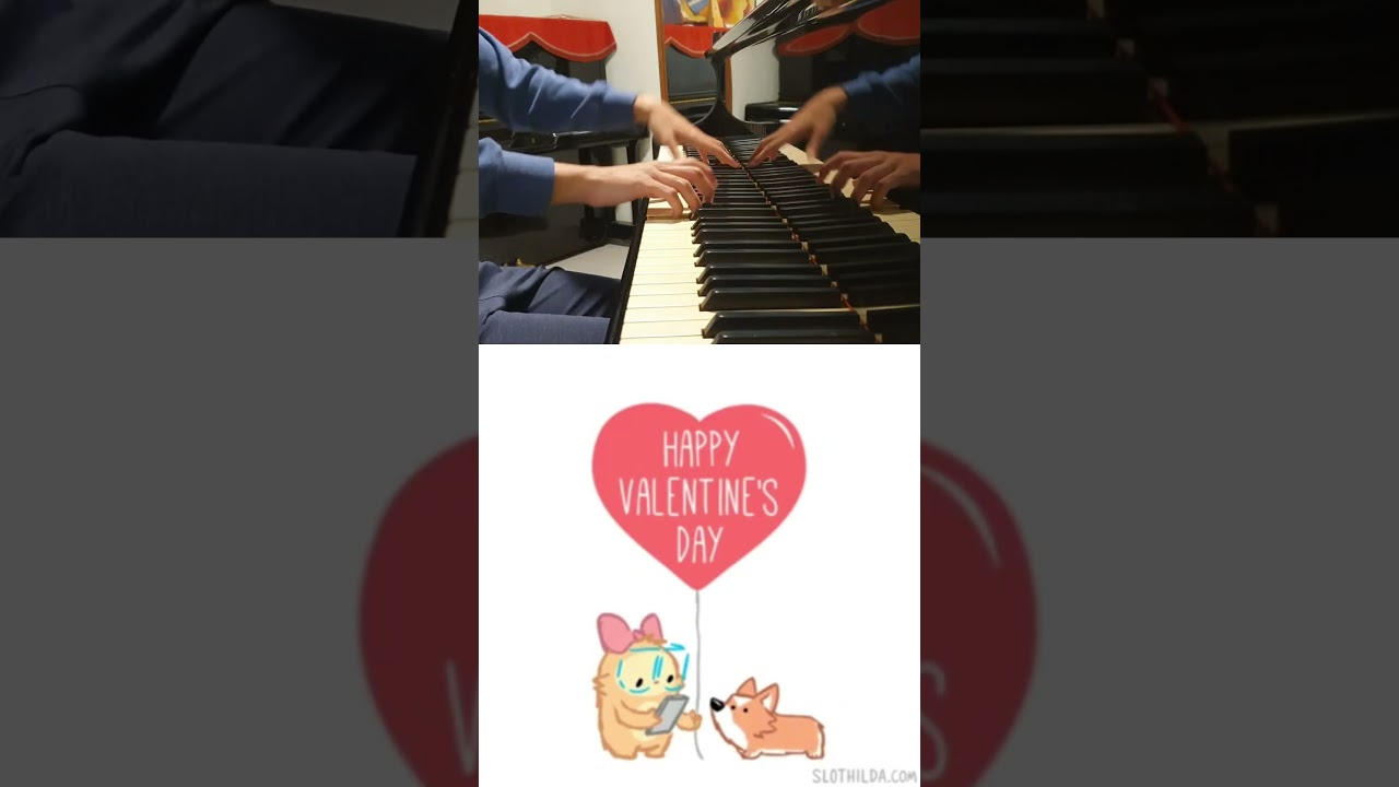 Happy Valentine's Day! #pianocover #laufey #fyp #valentine #piano #music