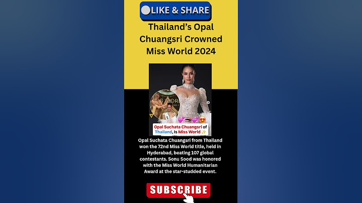 Thailand’s Opal Chuangsri Crowned Miss World 2024 | Grand Finale Highlights