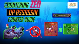 WILD RIFT - How to counter ZED, Full counter guide