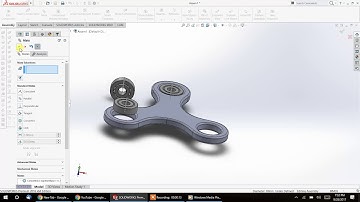 Solidworks 9 - Fidget spinner 2