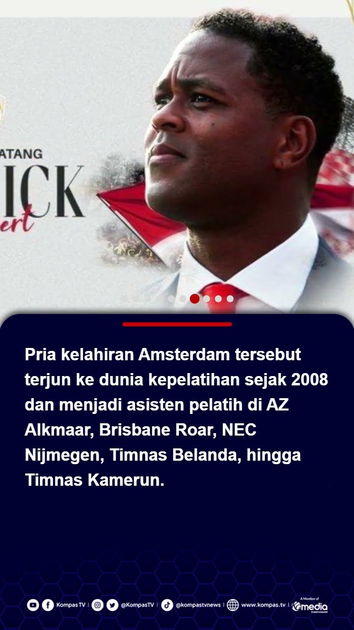 Patrick Kluivert Resmi Jadi Pelatih Timnas Indonesia Gantikan Shin Tae-yong, Dikontrak 2 Tahun