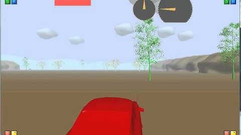openGL driving game