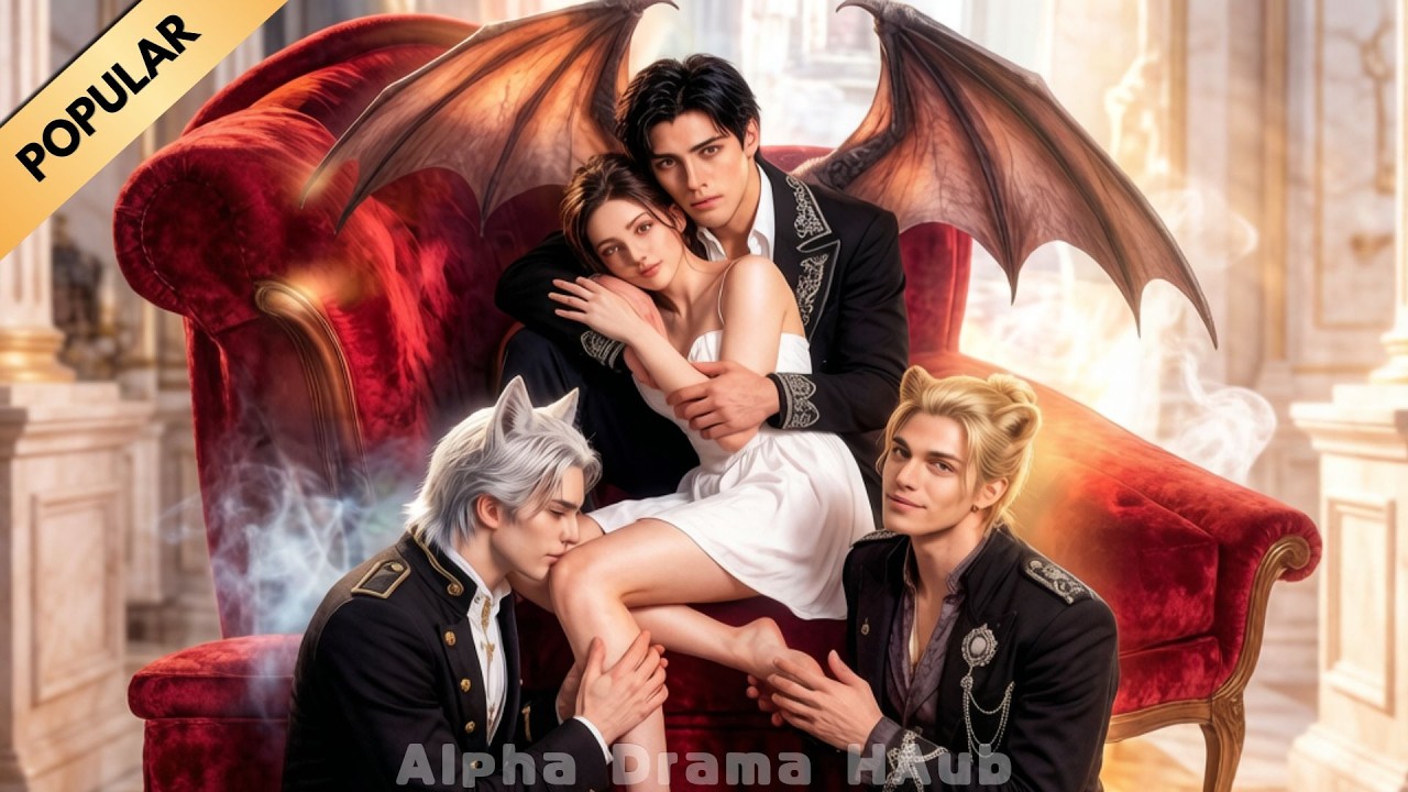 Shifter Academy: Taming Three Wild Mates |🖤 3 Alphas Claim The Only Human Girl At Academy #dramabox