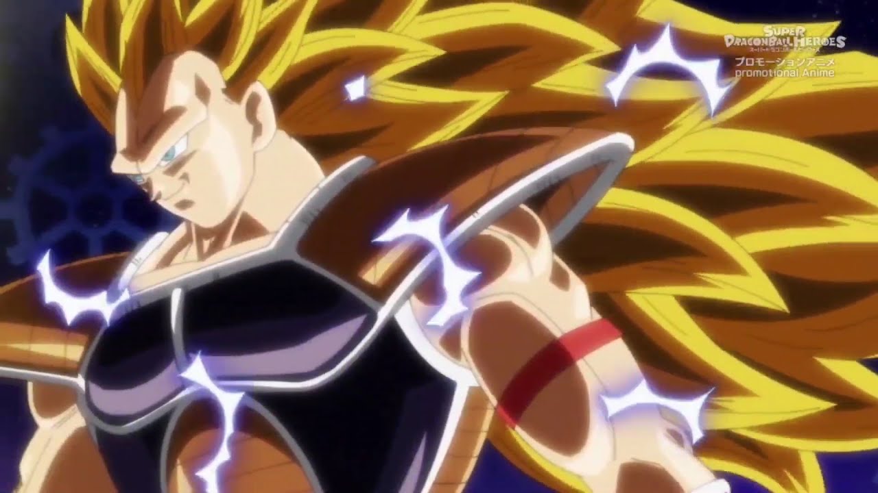 Raditz, irmão de Goku, se transforma em Super Saiyajin 3 no mangá