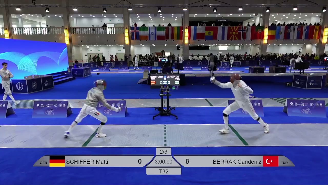 2026 137 T32 09 M S Individual  GEO Green BERRAK TUR vs SCHIFFER GER