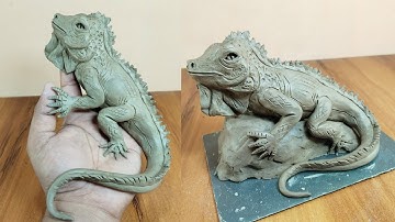lizard making | clay lizard making | sculpting clay lizard | lizard dragon #lizard #clay #youtube