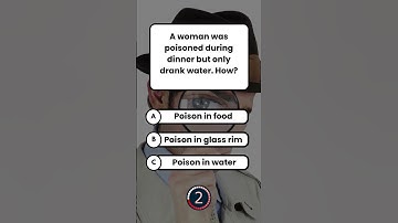 She Only Drank Water. So How Did She Die? Riddles in English | Riddles with Answer #detectivemystery
