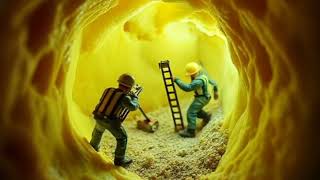 Tiny Workers Build a Cookie Factory?! | Miniature Construction in Real Life