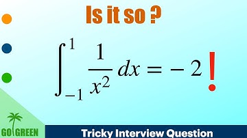 Integral of 1/x^2 on [-1, 1]  ||  CU-CET/IIT-JAM/CSIR-NET/GATE/NBHM/TIFR  @Prof.SamKu_