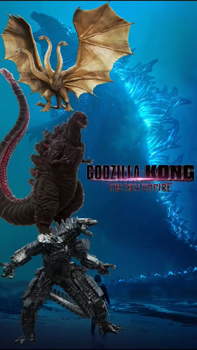 MechaGodzilla,shin Godzilla & ghidorah vs Godzilla X Kong The New Empire