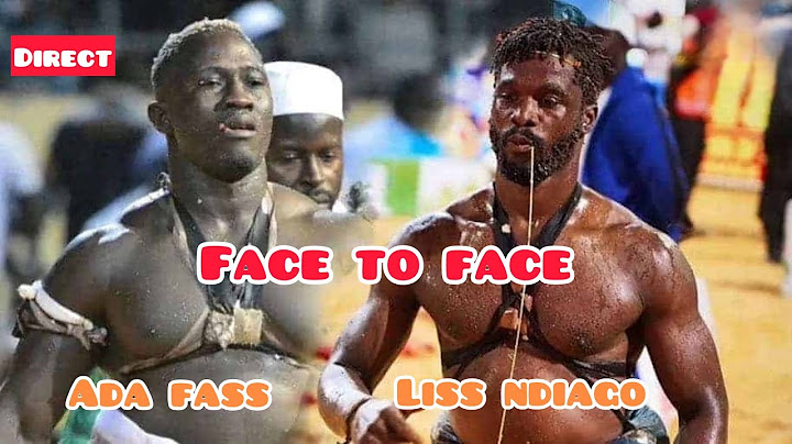 EN DIRECT -  FACE TO FACE Ada fass  VS liss ndiago grand théâtre