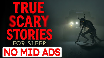 6 HOURS of TRUE Scary Stories for Sleep | 🛑 NO MID ADS | Gentle Rain Sounds | Black Screen | Vol 20