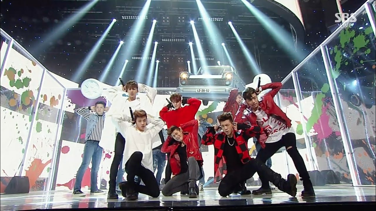 iKON - 덤앤더머(DUMB&DUMBER) + 왜 또(WHAT'S WRONG?) 0103 SBS Inkigayo