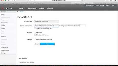 Setting Institute Grading Scheme in Canvas