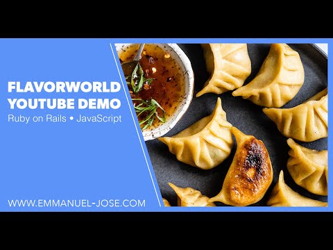 FlavorWorld Demo • Flatiron School JavaScript Project