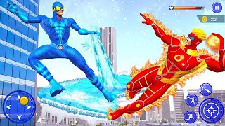 Superhero Snow Hero Robot Rescue Mission Mode-1 screenshot 4