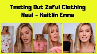 Zaful Clothing Haul Try Out Cheap Clothing Try On Kaitlin Emma