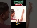 Statistics Mean Trick | Mean कैसे निकालें आसान तरीके से | Class 9-10 Maths Shorts #shortvideo #viral