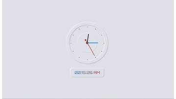 Neumorphism Clock using HTML & CSS & javaScript| Neumorphism UI Design | Analog and digital Clock