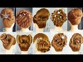 10 Beautyful Hairstyle With Clutcher Hairstyles - Easy Hairstyle With Hair Tools | French Hairstyle