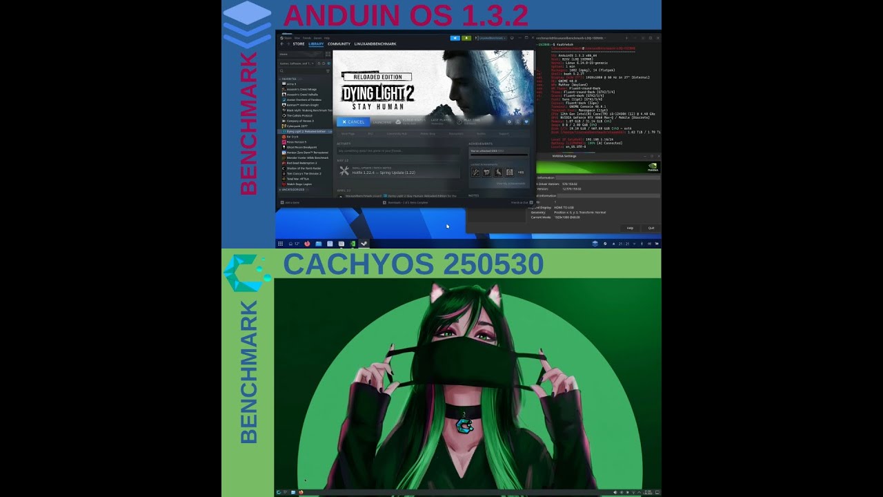 Cachyos VS AnduinOs | Linux Gaming Benchmarks - YouTube