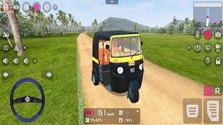 Bajaj Auto Rickshaw Game | Auto Wala Game | BUSSID New Mod Bus Simulator Indonesia Android Gameplay screenshot 5