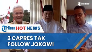 Prabowo U0026 Ganjar Tidak Hanya Anies Baswedan Follow Akun Instagram Presiden Jokowi