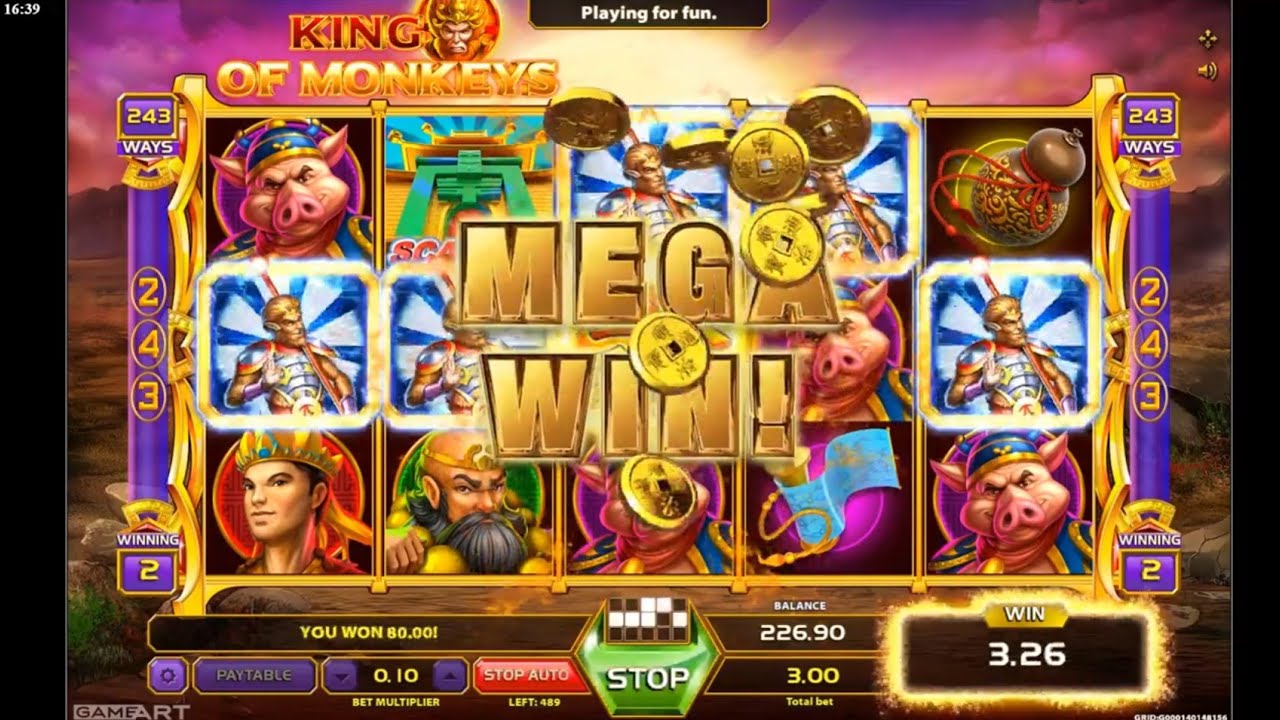 King Of Monkeys Slot Review | Free Play video preview