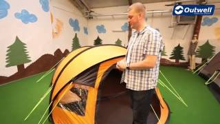Generalife Theseus tunnel Outwell Fusion 400 Tent - CampingWorld.co.uk - YouTube