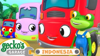 Pesta Truk Pemadam Kebakaran di Pantai | Garasi Gecko | Kartun Populer Anak-Anak | Seru dan Mendidik