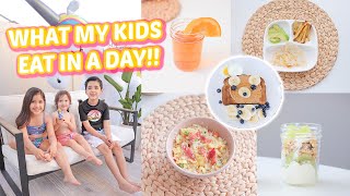 WHAT MY KIDS EAT IN A DAY! Full Day Of Eating At HOME while QUARANTINED!