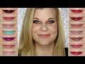 Tarte Tarteist Quick Dry Matte Lip Paints - Review + Entire Collection Swatched | Makeup Your Mind